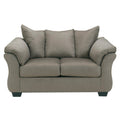  Manufacturer Color_Cobblestone  -- Darcy Stationary Fabric Loveseat IMAGE 1