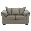  Manufacturer Color_Cobblestone  -- Darcy Stationary Fabric Loveseat IMAGE 1