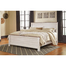  Signature Design by Ashley Willowton B267 7 pc King Panel Bedroom Set IMAGE 2