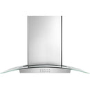  Whirlpool 36-inch Wall Mount Range Hood WVW75UC6DS IMAGE 1