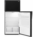  Color_Black  -- 28 inch, cu. ft. Top Freezer Refrigerator IMAGE 3
