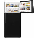  Color_Black  -- 28 inch, cu. ft. Top Freezer Refrigerator IMAGE 7
