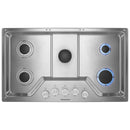  KitchenAid 36-inch Built-in Gas Cooktop with Even-Heat™ Burner KCGS356ESS IMAGE 3