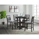  Elements International Amherst 5 pc Counter Height Dining Set IMAGE 1