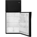  Color_Black  -- 30 inch, 19.2 cu. ft. Top Freezer Refrigerator IMAGE 2