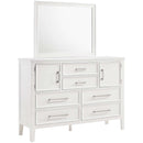  New Classic Furniture Andover B677W 6 pc Queen Panel Bedroom Set IMAGE 3