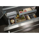  Color_Stainless Steel  -- 43 inch, 24.2 cu.ft. Built in French 3 Door Refrigerator with Platinum Interior Design IMAGE 10