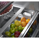  Color_Stainless Steel  -- 43 inch, 24.2 cu.ft. Built in French 3 Door Refrigerator with Platinum Interior Design IMAGE 4