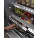  Color_Stainless Steel  -- 43 inch, 24.2 cu.ft. Built in French 3 Door Refrigerator with Platinum Interior Design IMAGE 5