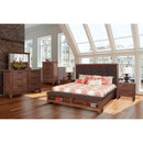  New Classic Furniture Cagney B594 7 pc King Panel Bedroom Set IMAGE 1
