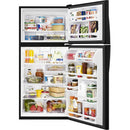  Color_Black  -- 30 inch, 18.2 cu. ft. Top Freezer Refrigerator with Ice IMAGE 4