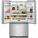  Color_Stainless Steel  -- 36 inch, 20 cu. ft. French 3 Door Refrigerator with Interior Water Dispenser IMAGE 3