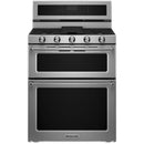  KitchenAid 30-inch Freestanding Dual-Fuel Range KFDD500ESS IMAGE 1