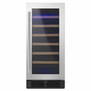  Whirlpool 34-bottle Freestanding Wine Cellar WUW35X15DS IMAGE 1