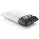  Malouf Zoned Dough® + Bamboo Charcoal King Bed Pillow ZZKKMPZB IMAGE 1