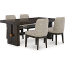  Signature Design by Ashley Burkhaus D984D1 5 pc Dining Set IMAGE 1