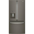  GE 33-inch, 23.8 cu. ft. French 3-Door Refrigerator with Ice and Water GFE24JMKES IMAGE 1