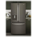  GE 33-inch, 23.8 cu. ft. French 3-Door Refrigerator with Ice and Water GFE24JMKES IMAGE 7
