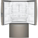  Color_Slate Grey  -- 36 inch, cu. ft. French 3 Door Refrigerator IMAGE 2