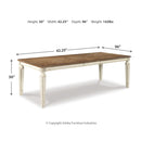  Signature Design by Ashley Realyn D743D9 9 pc Dining Set IMAGE 10