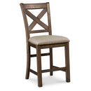  Signature Design by Ashley Moriville D631D3 6 pc Counter Height Dining Set IMAGE 4