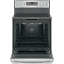  GE 30-inch Freestanding Electric Range with Convection JB655SKSS IMAGE 2