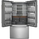  KitchenAid 36-inch, 23.8 cu. ft. Counter-Depth French 3-Door Refrigerator with Ice and Water Dispensing System KRFC704FPS IMAGE 2