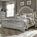 Size_Queen  -- Magnolia Manor Upholstered Panel Bed IMAGE 1