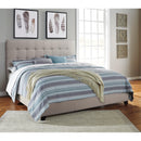  Size_Queen  -- Dolante Upholstered Panel Bed IMAGE 4