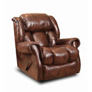  Homestretch Furniture Cody Rocker Fabric and Leather Look Recliner 101-91-21 IMAGE 1