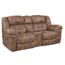  Manufacturer Color_Almond  -- Frontier Power Reclining Fabric Loveseat with Console IMAGE 1