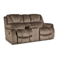  Manufacturer Color_Mushroom  -- Reclining Loveseat with Console IMAGE 1