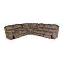 Homestretch Furniture Tyler Reclining Fabric 3 pc Sectional 145 3 pc Sectional - Mushroom IMAGE 1