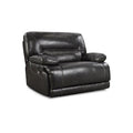  Manufacturer Color_Smoke  -- Hinsdale Fabric and Leather Look Recliner IMAGE 1