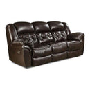  Homestretch Furniture Cheyenne Reclining Leather Sofa 155-30-21 IMAGE 1