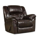  Homestretch Furniture Cheyenne Rocker Leather Recliner 155-91-21 IMAGE 1