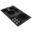  Color_Black  -- 36 inch Built in Electric Cooktop with 5 Elements IMAGE 2