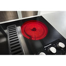  Color_Black  -- 36 inch Built in Electric Cooktop with 5 Elements IMAGE 4