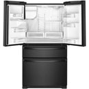  Color_Black Stainless  -- 36 inch, 24.5 cu. ft. French 4 Door Refrigerator IMAGE 3