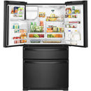  Color_Black Stainless  -- 36 inch, 24.5 cu. ft. French 4 Door Refrigerator IMAGE 4