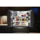 Color_Black Stainless  -- 36 inch, 24.5 cu. ft. French 4 Door Refrigerator IMAGE 7