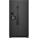  Color_Black  -- 33 inch, cu. ft. Side By Side Refrigerator IMAGE 1