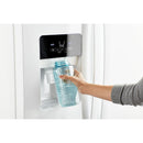  Color_White  -- 36 inch, 24.55 cu. ft. Side By Side Refrigerator IMAGE 5