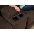  Homestretch Furniture Catalina Power Reclining Fabric 3 pc Sectional 162-77-21/162-00-21/162-48-21 IMAGE 2