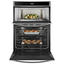  Whirlpool 27-inch, 5.7 cu. ft. Microwave and Oven Combination Wall Oven WOC75EC7HS IMAGE 3