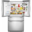  Color_Stainless Steel  -- 36 inch, 26.2 cu. ft. French 4 Door Refrigerator IMAGE 4