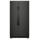  Color_Black  -- 33 inch, 21.7 cu. ft. Freestanding Side by side Refrigerator with Adaptive Defrost IMAGE 1