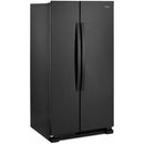  Color_Black  -- 33 inch, 21.7 cu. ft. Freestanding Side by side Refrigerator with Adaptive Defrost IMAGE 8