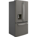  GE 33-inch, 17.5 cu.ft. Counter-Depth French 3-Door Refrigerator with External Water and Ice Dispensing System GYE18JMLES IMAGE 2