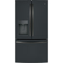  Color_Black Slate  -- 36 inch, 27.8 cu.ft. Freestanding French 3 Door Refrigerator with Ice and Water Dispensing System IMAGE 1